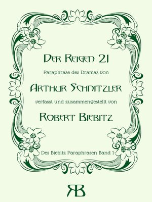 cover image of Der Reigen 21